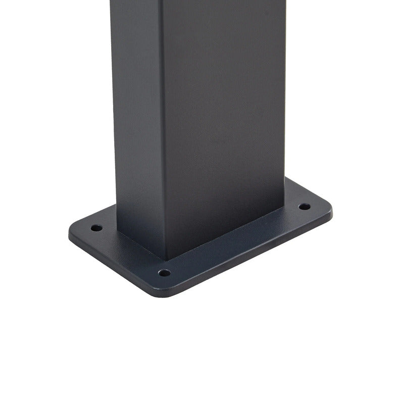 Lindby Wegeleuchte Gartenleuchte Kaliro LED Außenlampe anthrazit 60cm IP54 1xE27 - 4255830909252