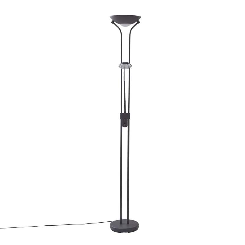 Lindby Stehleuchte Josefin LED dimmbar Leselicht schwarz 180 cm modernes Design - 4251911771343