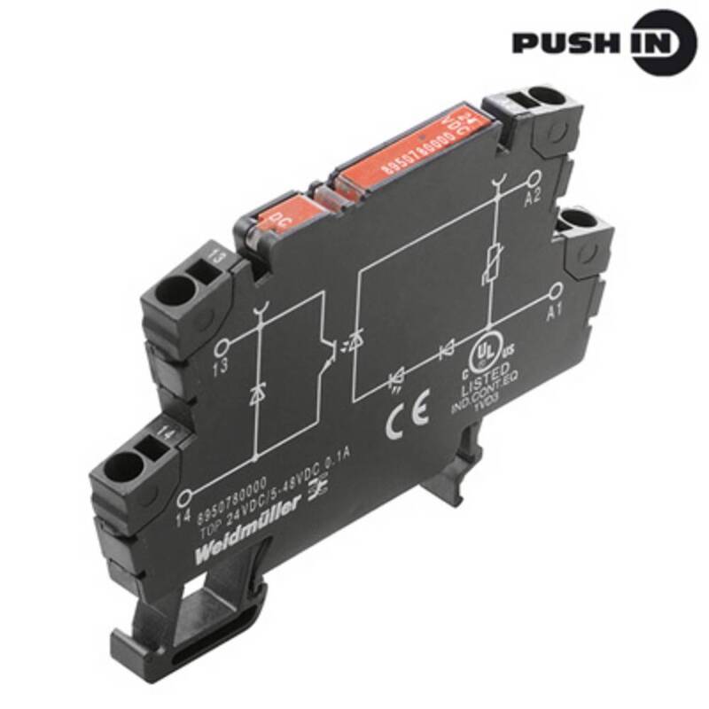 Weidmüller Optokopplerrelais TOP 24VDC/48VDC 0,5A max 0.5A 48 V/DC 10 St. - 4032248741779