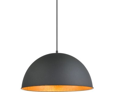 Globo Pendelleuchte Hängeleuchte LENN LED Lampe Leuchte schwarz goldfarben E27 - 9007371351145