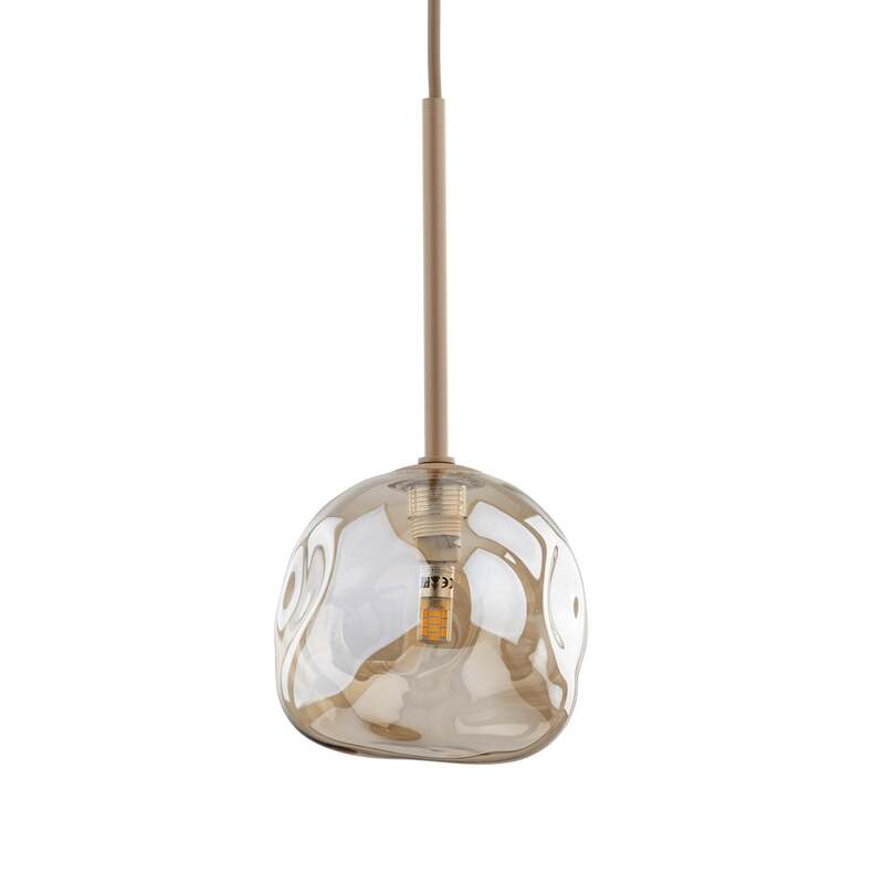 TK-Lighting Hängeleuchte Lava LED Pendelleuchte Lampe dimmbar sand Ø15cm - 5906135111060