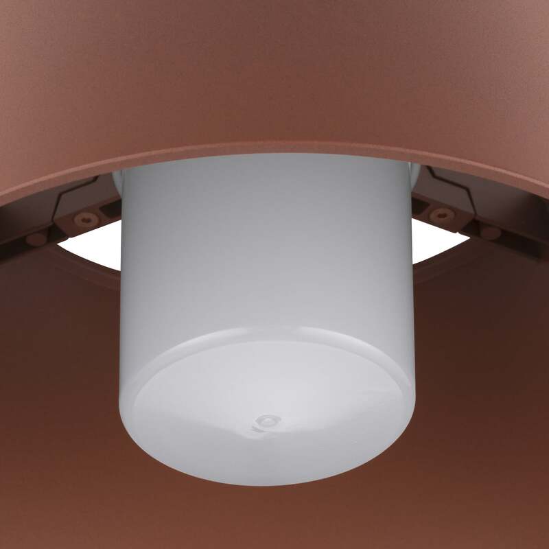 SLV Deckenlampe Photoni LED Außenleuchte dimmbar rostfarben Aluminium Ø 25 cm - 4024163280990