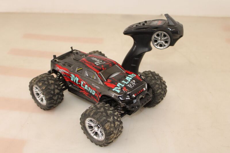 M-Land Monstertruck 48km/h 4WD 1:16 RTR Rot Allradantrieb RC Modellauto - 4260768517295