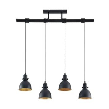 Lindby Senjarik Pendelleuchte Hängeleuchte Hängelampe Lampe vierflammig schw724 - 4251911728507