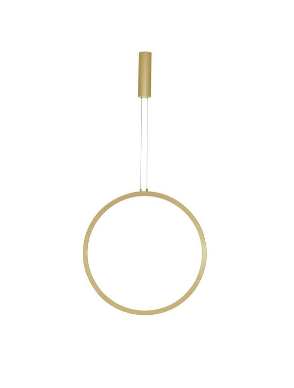 Nova Luce Pendelleuchte Hängeleuchte CHANGE LED Messing Warmweiß dimmbar 60 cm - 5212017437303