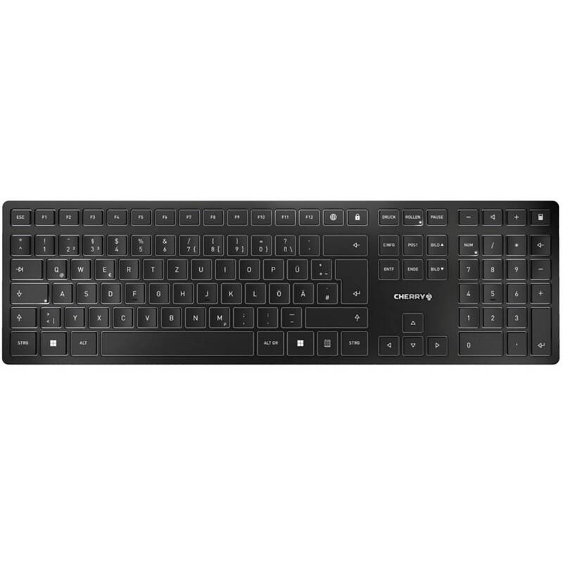 CHERRY KW 9100 SLIM Kabellos Tastatur QWERTZ Schwarz PC-Zubehör Eingabegerät - 4025112097157