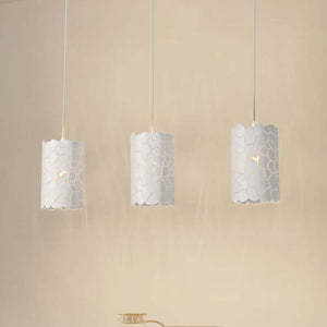 B-Ware Lindby Hängeleuchte Pendelleuchte Aralena weiß 3-flammig E27 LED Länge 92 cm