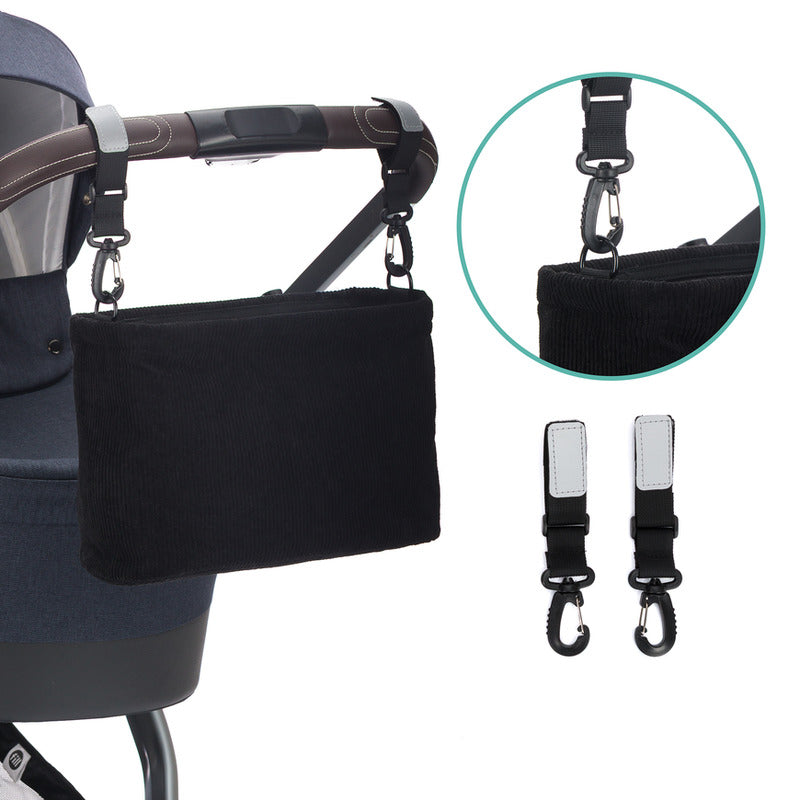 LITTLE ONE Buggy-Tasche Kinderwagen Tasche Wickelunterlage Cordy Polyester - 2000588188327