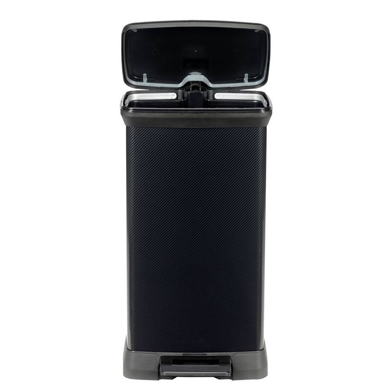 Curver Deco bin metalics 246364 Mülleimer 50 l 390 x 720 x 290 mm Eimer Tonne - 3253922162678