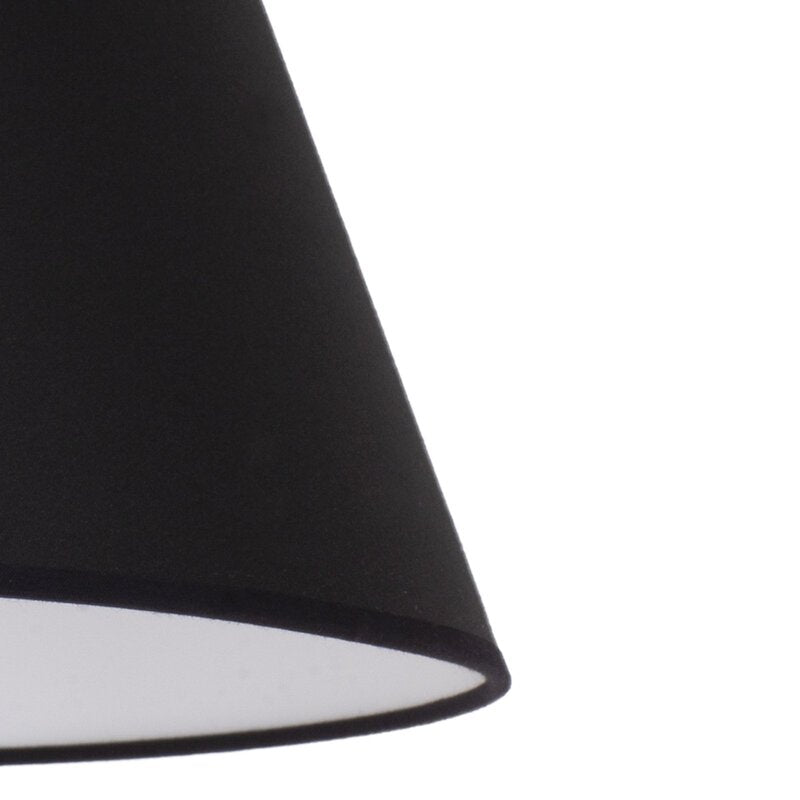 Euluna Lampenschirm Sofia Leuchtenschirm Dekoschirm Deko Höhe 31 cm schwarz/weiß - 5903689185745