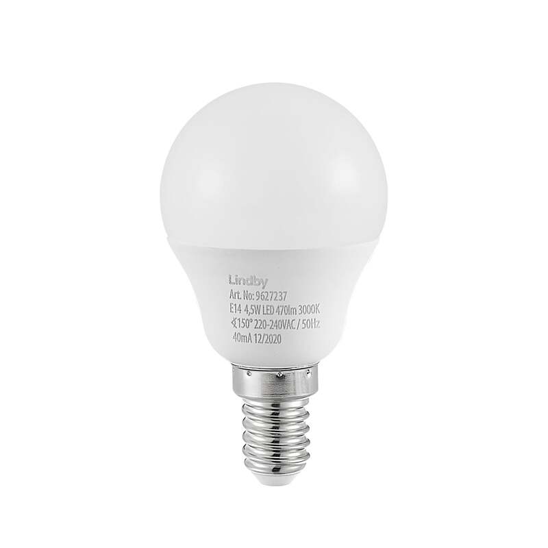 Lindby LED Tropfenlampe E14 4,5W warmweiß 3000K Lampe Leuchte 470 Lumen 150 Grad - 4251096598001