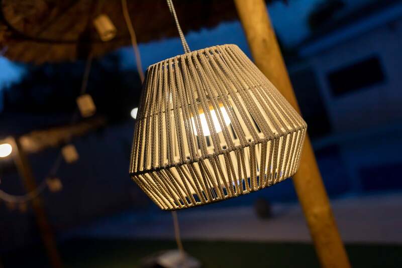 Newgarden Conta LED-Akku-Hängelampe taupe Deckenlampe Deckenleuchte Lampe Spot - 8435578509419