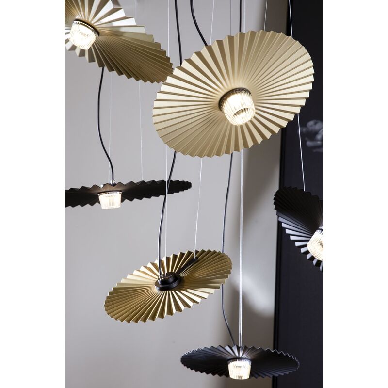 Karman Pendelleuchte Hängeleuchte LED Gonzaga Messing Aluminium Rund - 8032956313059