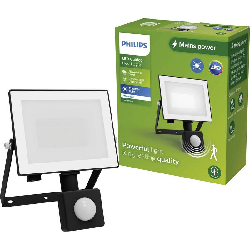 Philips LED Außenstrahler Flutlichtstrahler Lois mit Bewegungsmelder 20W - 8720169365186