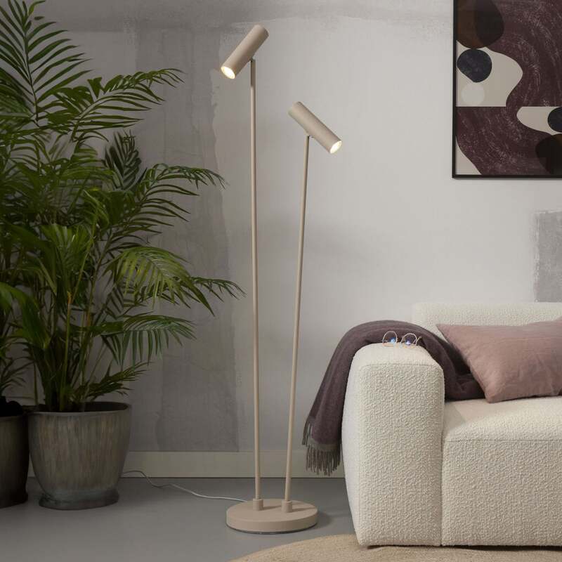 IT'S ABOUT ROMI Stehleuchte Havana sandfarben Lampe Leuchte 2x10W 162cm Höhe - 8716248094849