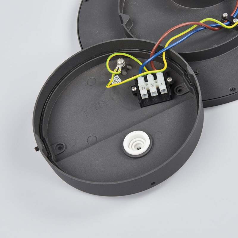 Lucande LED-Außendeckenleuchte Malena mit Bewegungsmelder IP65 11,5 W - 4251096527193