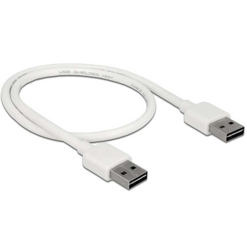 Delock USB-Kabel USB Verbindungskabel USB-A Kabel weiß 0,5 m Computer 117 STÜCK - 4043619851928