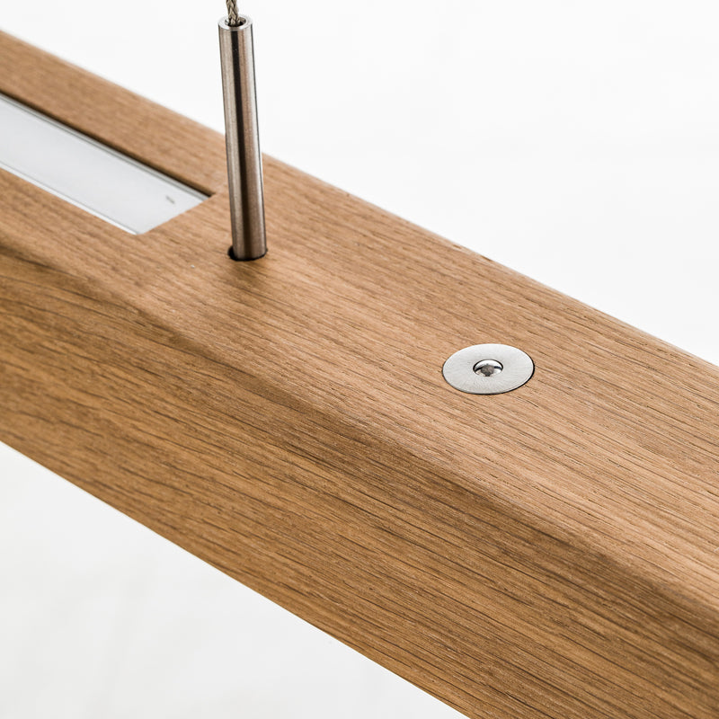 HerzBlut Hängelampe Leonora LED Hängeleuchte Pendellampe dimmbar natur 160cm - 4021273026302