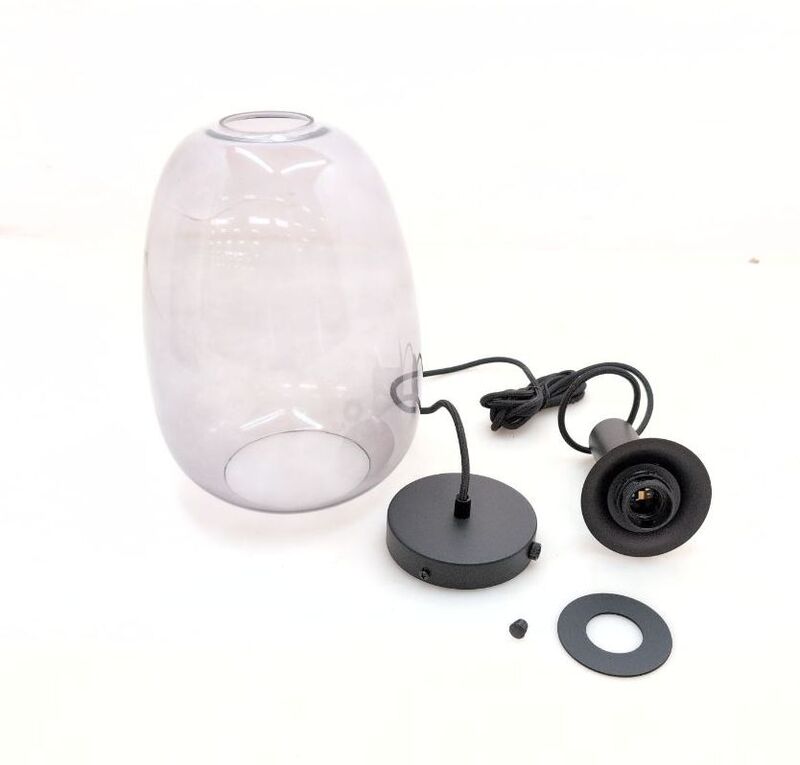 Nordlux Pendelleuchte Hängeleuchte Alton 23 E27 60W Rauch Glas 300cm IP20 - 5701581452589