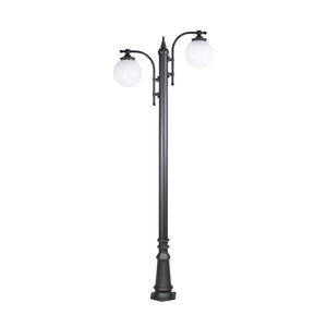 B-Ware KS Verlichting Mastleuchte Außenlampe Madeira Außenleuchte 2-flammig anthrazit