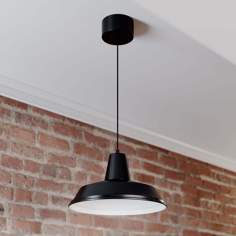 Hängeleuchte Class LED Pendelleuchte dimmbar Lampe schwarz 36cm Ø, 100cm max. - 5907565940459