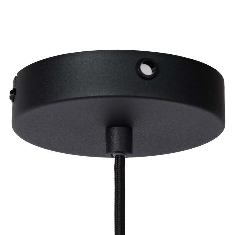 Hängeleuchte Siemon schwarz Ø 40 cm Stahl dimmbar Lucide 1x40W E27 - 5411212451743