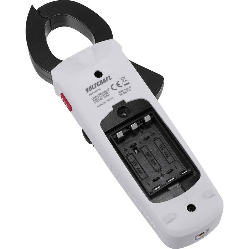 Voltcraft Stromzange VC-523 digitale Messzange 400A CAT III 600V True RMS - 4053199547463
