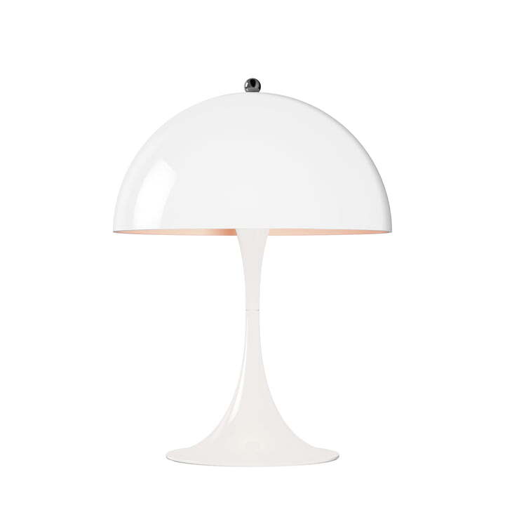 Louis Poulsen Panthella Mini Tischlampe Tischleuchte Lampe Leuchte Ø 25 cm weiß - 5703411750674