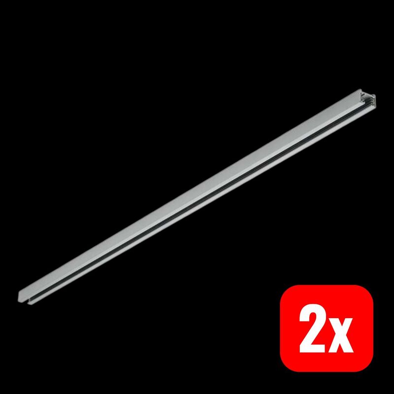 TRIO LIGHTING 2-Phasen-Schiene DUOline LED Schienensystem titan 100cm IP20 - 4017807470253