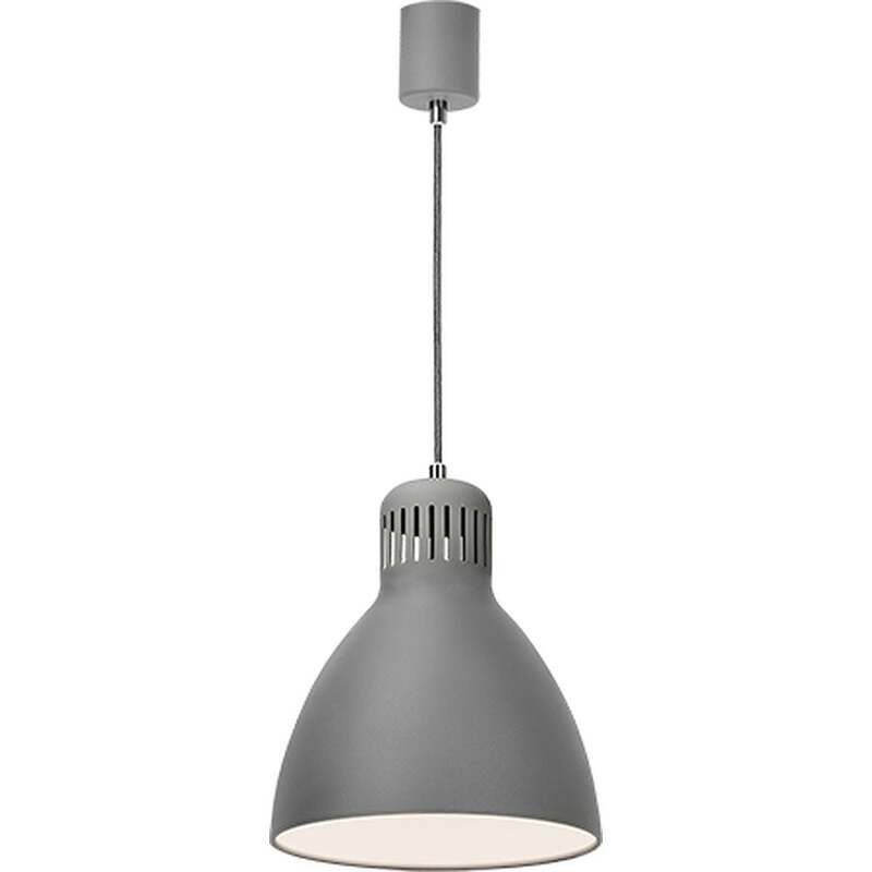 Glamox LED-Hängelampe L-1 Hängeleuchte Hängelampe Leuchte Lampe LED 4.000 K grau - 6040280