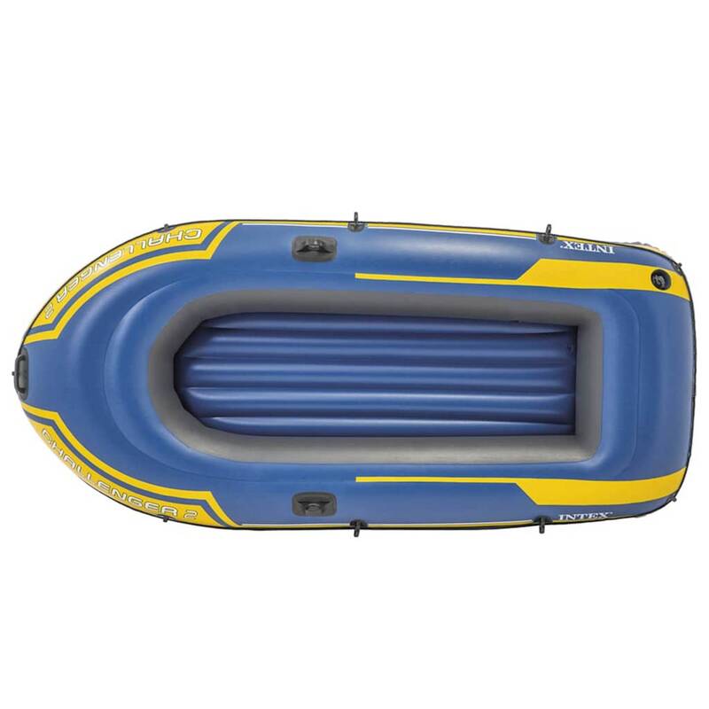 Intex - Bootset -Challenger 2 Schlauchboot Boot Luftpumpe 2 Paddel bis 170 kg703 - 6941057463674