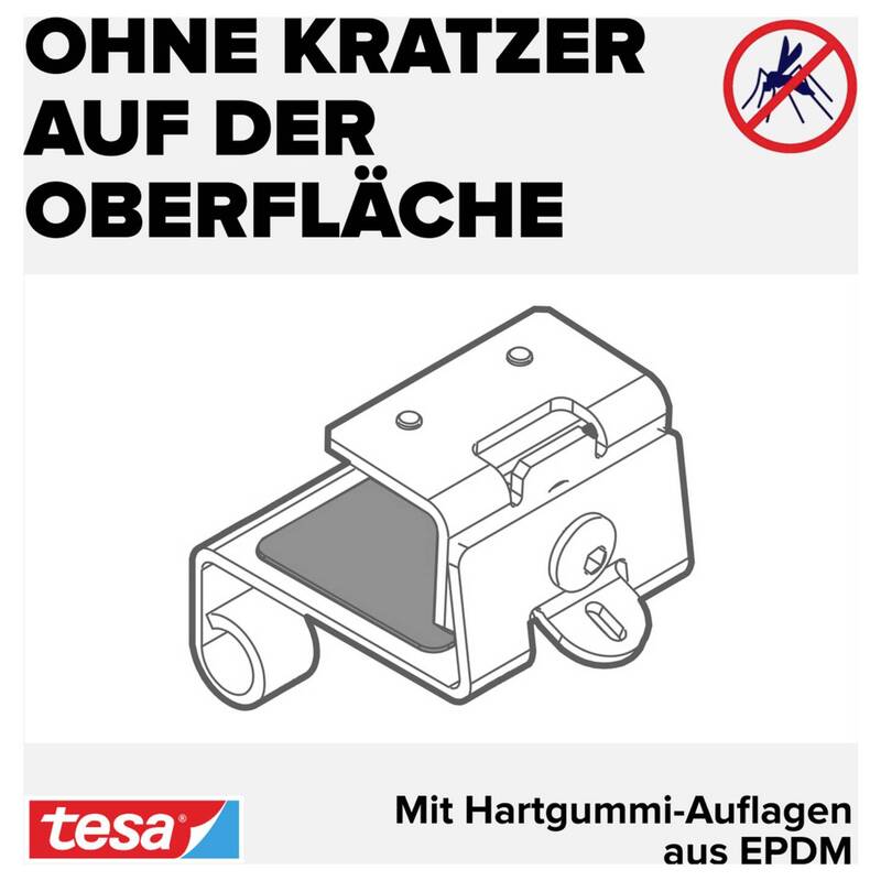 Tesa Fliegengitter Adapter-Set Insektenschutz für Tesa Fliegengitter weiß 1 St. - 4063565057830