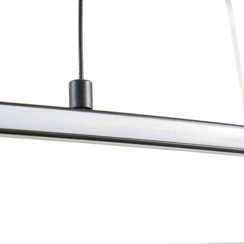 Lucande LED Hängeleuchte Pendelleuchte Beleuchtung schwarz dimmbar 100cm - 4255830903779