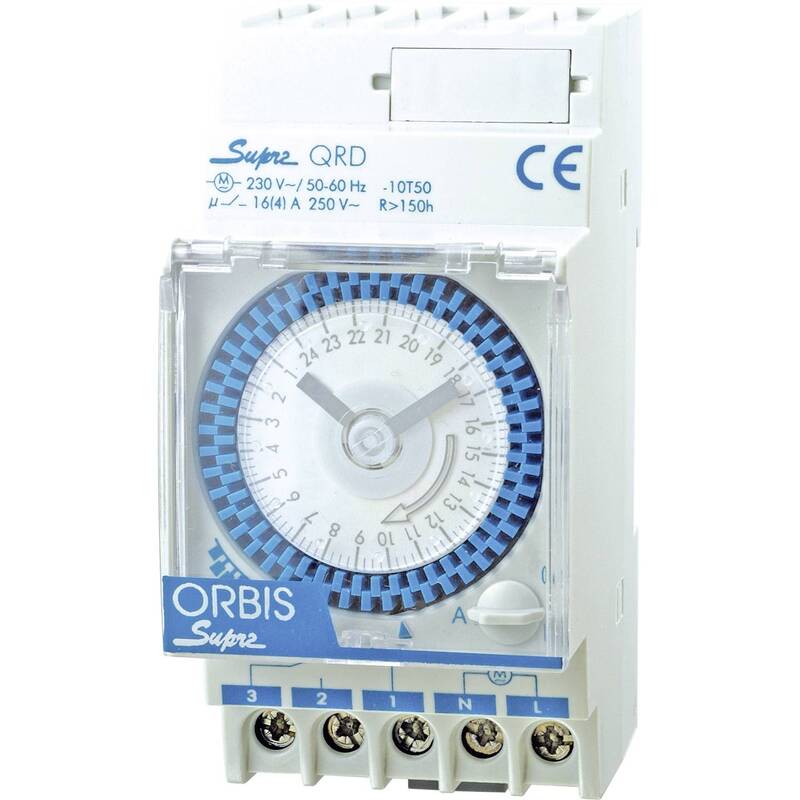 Orbis Zeitschaltuhr Wochenpro SUPRA QRS 230V Timer Wochenprogramm - 8426709106904