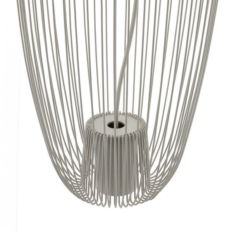 Nowodvorski Hängeleuchte Pendelleuchte Pumpkin hellgrau Metall GU10 LED 27cm - 5903139112420