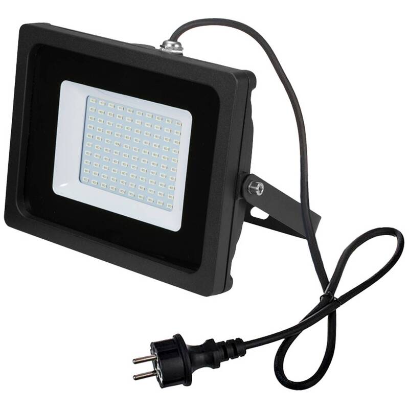 Eurolite LED Außenstrahler 50W rot schwarz IP65 Scheinwerfer für Außenbereich - 4026397692709