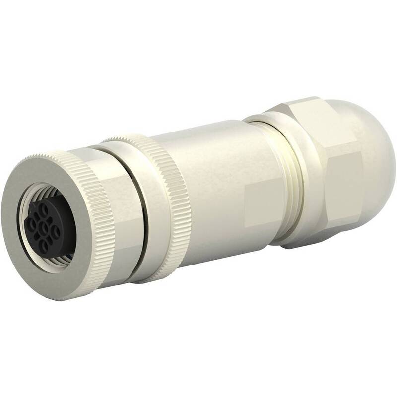 TE Connectivity Sensor Steckverbinder Buchse Kupplung M12 Silber 2 STÜCK - 4064161274324