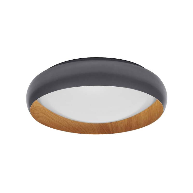 OSRAM LED-Deckenleuchte Deckenlampe ORBIS LIVIA Grau Wandschalter Ø43cm dimmbar - 4099854448249