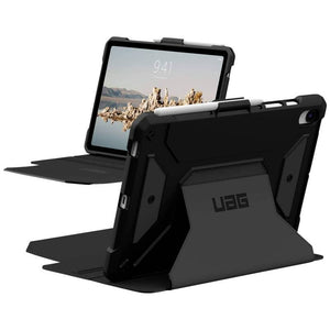 B-Ware Urban Armor Gear Metropolis SE Tablet-Cover Schwarz Book Cover stoßfest