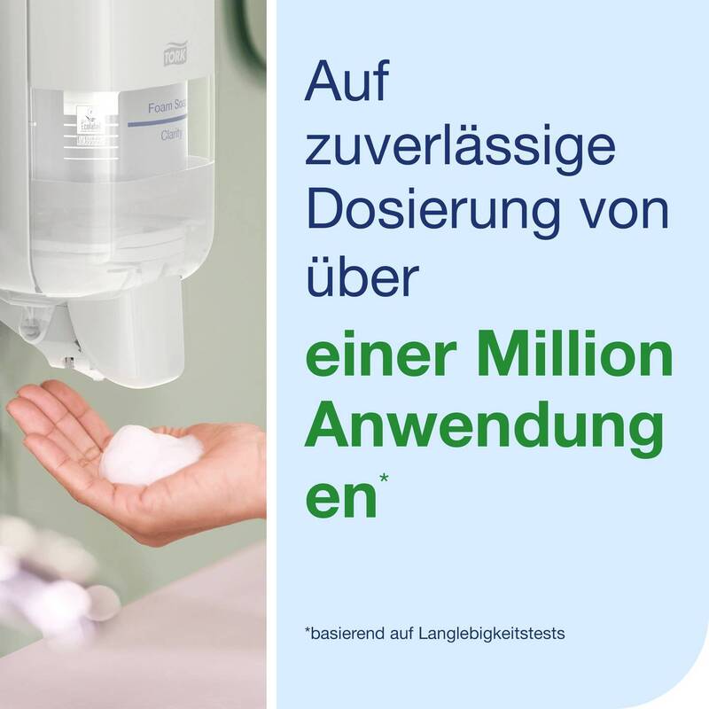 Tork Seifenspender Seifen- und Desinfektionsmittelspender S5 Wandspender weiß - 7322542115749