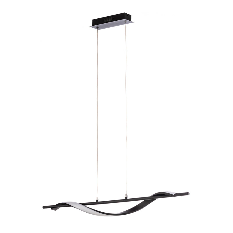 Lindby Munja LED-Hängeleuchte dimmbar sandschwarz Deckenlampe Deckenleuchte Spot - 4251911755770