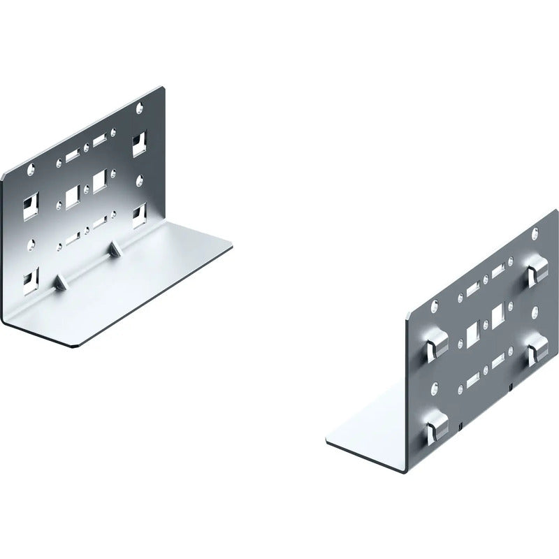 Rittal Netzwerkschrank-Schiene 19 Zoll Festeinbau 2 Stück 2 HE Natur 150cm - 4028177678958