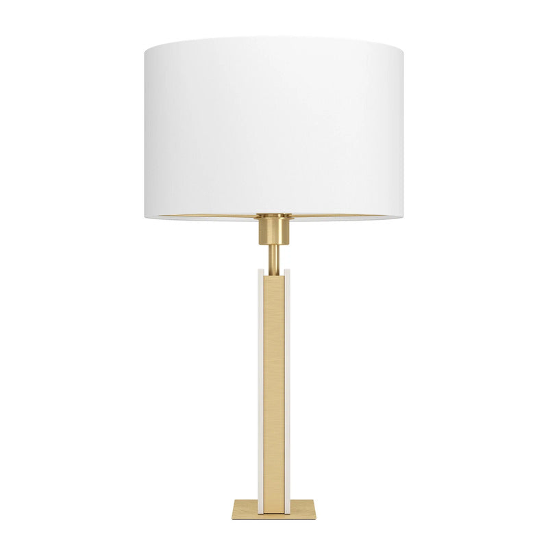 Stars Of Light Tischlampe Leuchte Eglo BELESAR LED Lampe Stein Textil weiß 67cm - 9008606306008