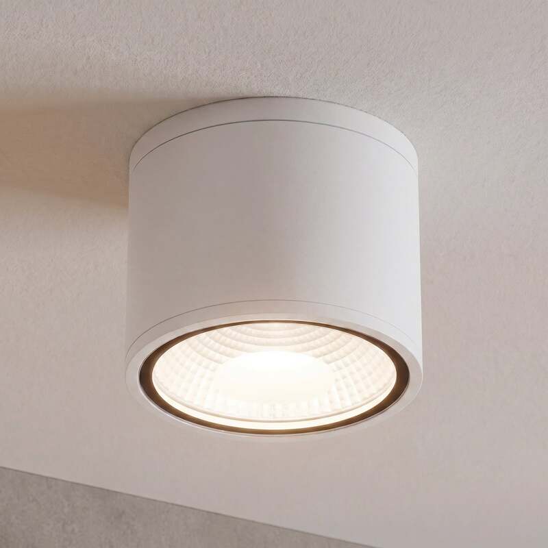 Orion Deckenstrahler Außenleuchte Sputnik LED Strahler IP65 weiß Ø14,5cm 1030lm - 9003090266784
