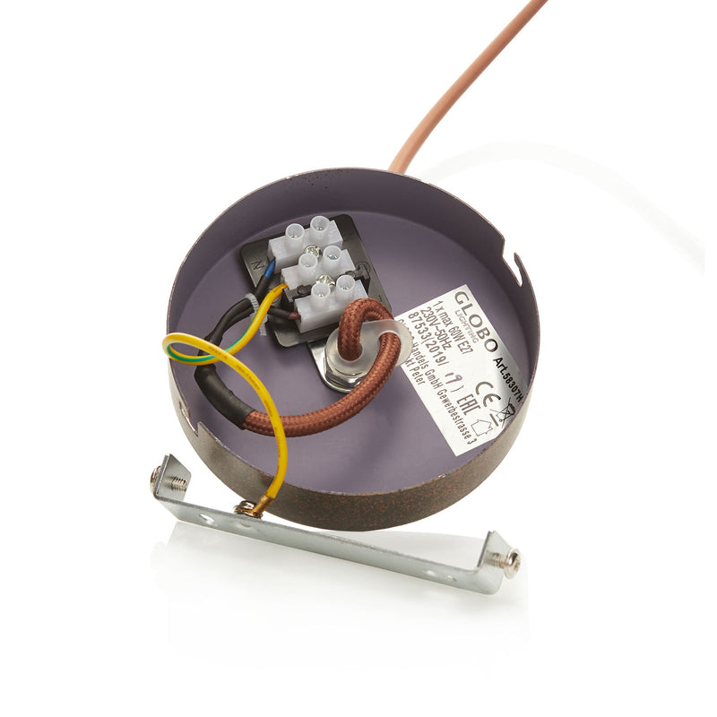 Globo Pendellampe Hängeleuchte Xirena I LED Lampe dimmbar rost gold Ø41cm - 9007371354153