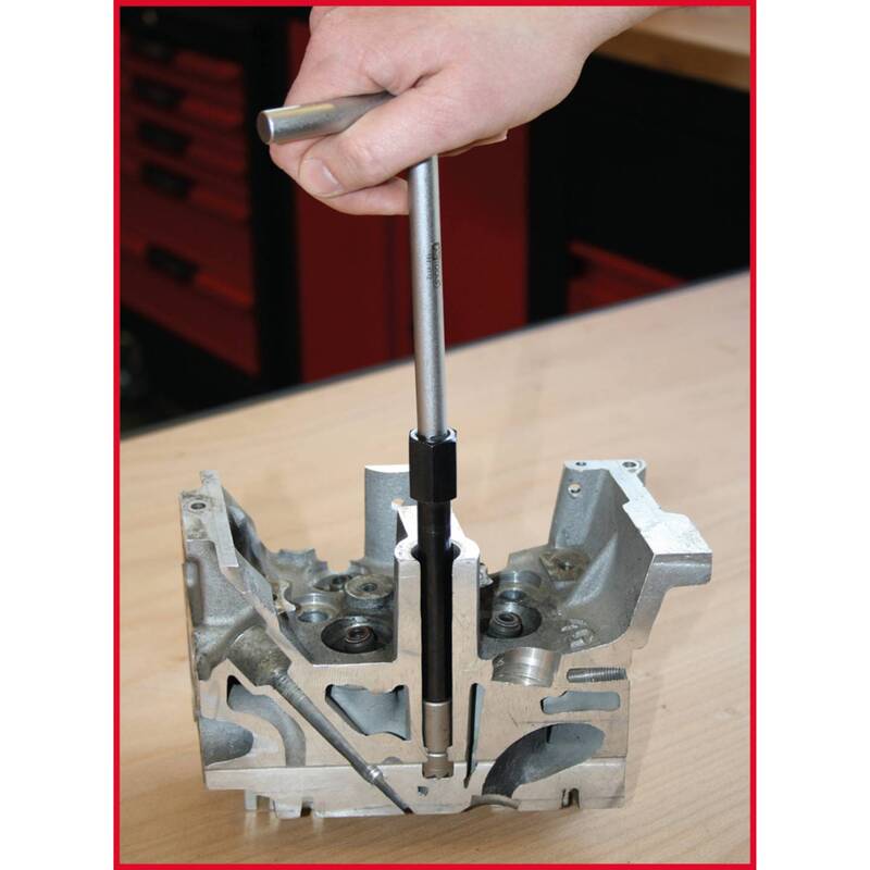 KS Tools Injektoren-Dichtsitz-Fräser Ø17mm T-Griff Spezial-Werkzeugstahl 471g - 4042146611883
