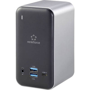 B-Ware Renkforce USB-C Notebook Dockingstation Universal Ladefunktion Ladeturm Laden