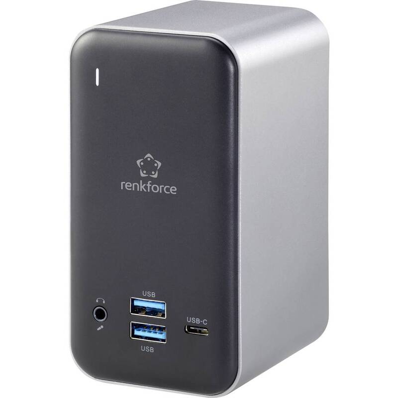 Renkforce USB-C Notebook Dockingstation Universal Ladefunktion Ladeturm Laden - 4064161039251