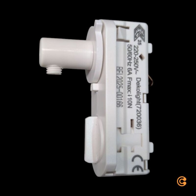 Deko Light Hochvolt-Schienensystem-Komponente Leuchtenadapter Weiß 220V IP20 - 4042943176103