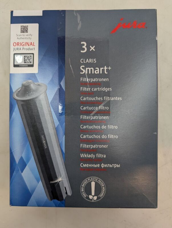 Jura Filterpatrone CLARIS Smart+ Wasserfilter 3 St. für perfekten Kaffeegenuss - 7610917242337